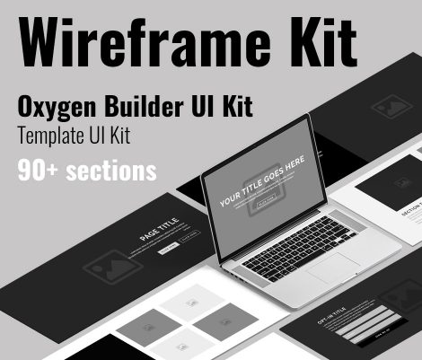 wireframe kit oxygen design set